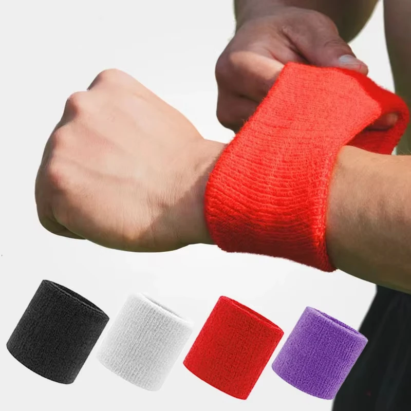 Factory Wholesale Price Thin Sweat absorption Wrist Brace football tennis sport wristbands sweatband with logo custom for Unisex