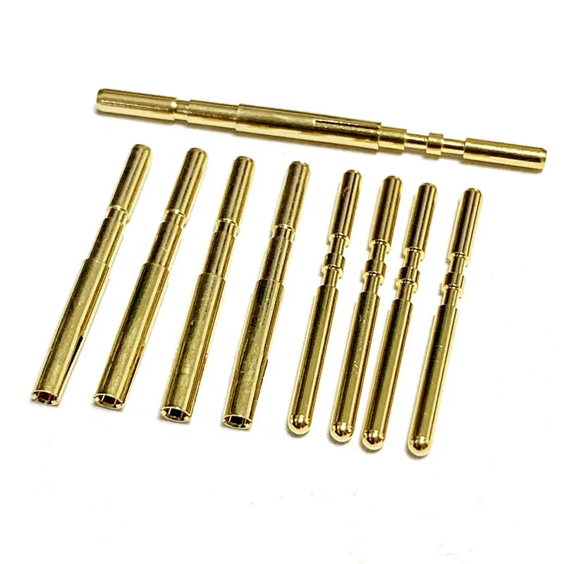 high quality  1.5mm plug terminal pin connector male and female Brass pin plated gold connector