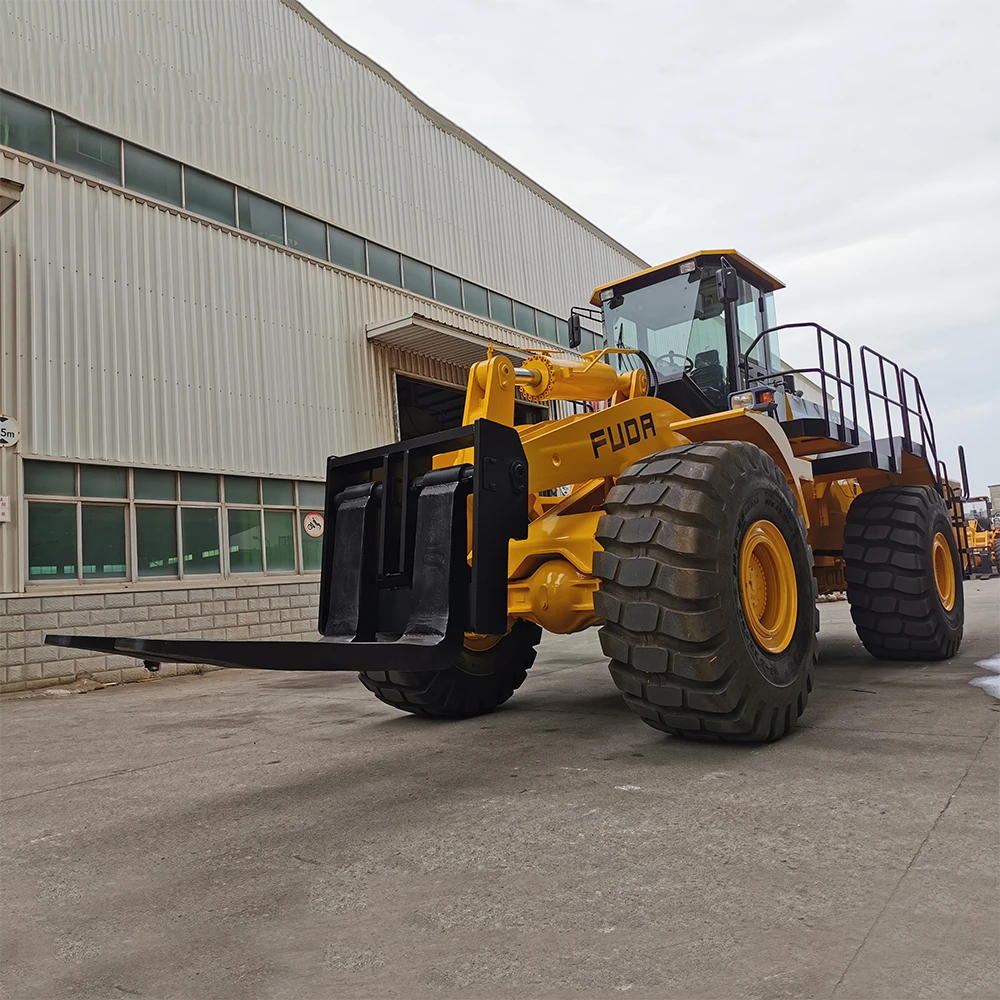 FUDA 42 Ton Front Loader - 42t Wheel Loader Forklift With Cummins Engine and Parker Hydraulic System