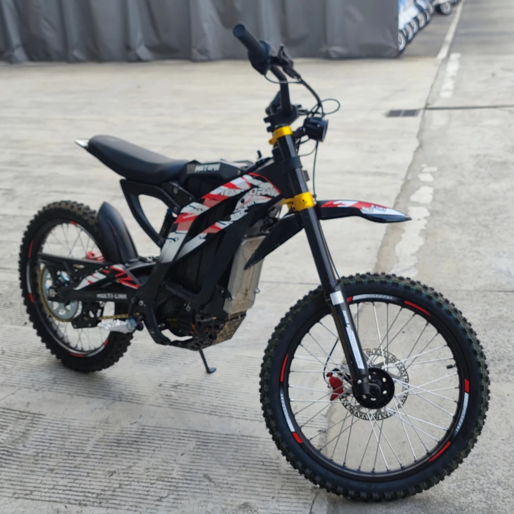 2024 Newest Electric Dirt Bike Off Road 5000w 80km Dirt Bikes Electric Bicycle For Adults