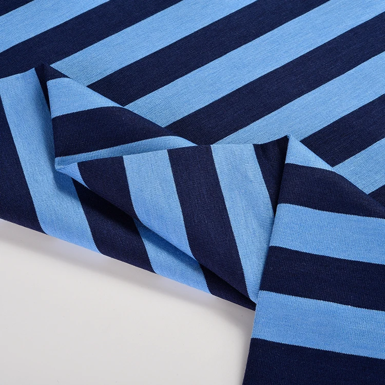 Cotton Spandex Knitted Rich Fabric Mens Shirt 47.5% Cotton 23.5% Viscose 24% Polyester 5% Spandex Elastane Fabric