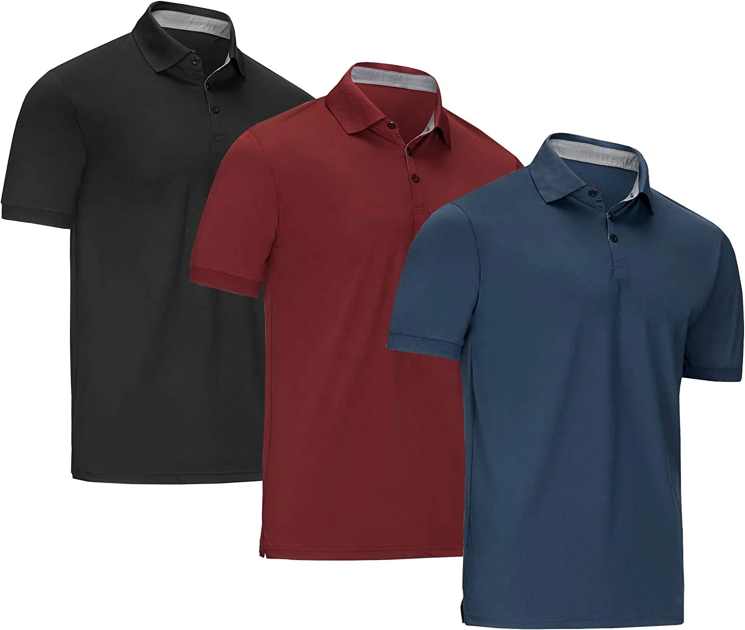 Custom Golf Shirt Dropshipping for Men Casual Cotton Moisture Wicking Quick Dry Short Sleeve Custom Mens T Shirt
