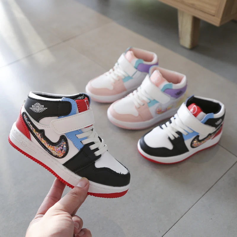 Australian hot sale  autumn custom basketball  high top shoes kids boys athletic sneakers