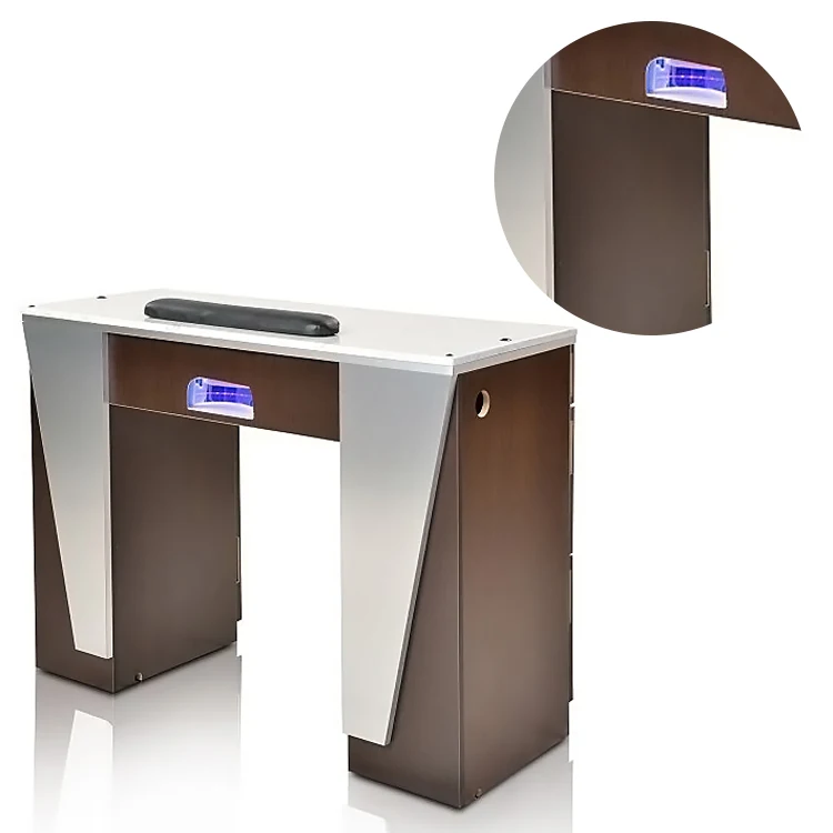 black manicure table beauty chaire chair nail table manicure table salon furniture