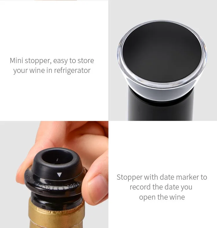 Wine Bottle Stopper for Home Hotel Bar Hot Selling Custom Logo Reusable Food Grade Eco Friendly Silicone Purple Black Yellow Red