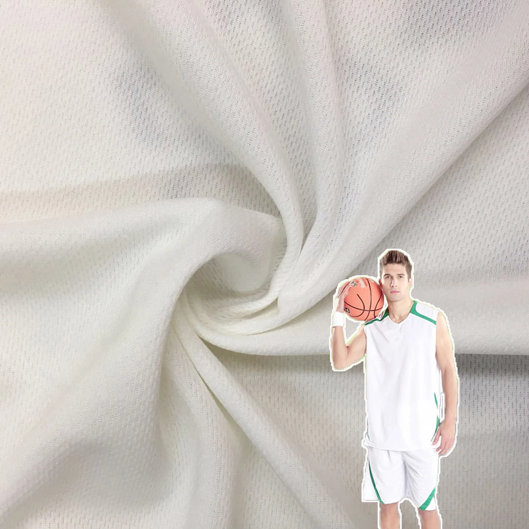 Wholesale 100% Polyester  Breathable Custom Jersey Dryfit Sports Fabric For Cycling Clothes Garment