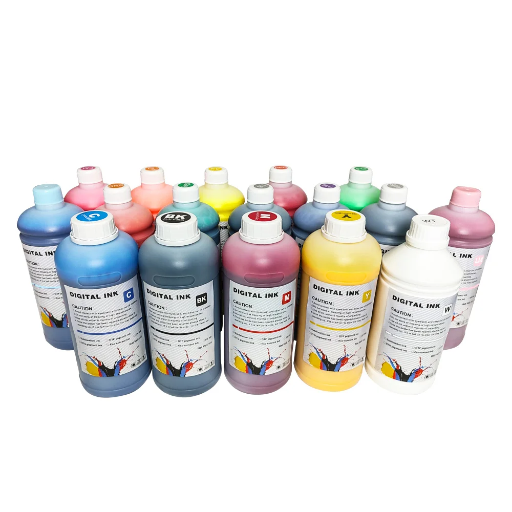 1000mlBest Textile Fabric Printingink  ink reactive ink Digital Cotton Textile Fabric Cloth pigment ink for dtf