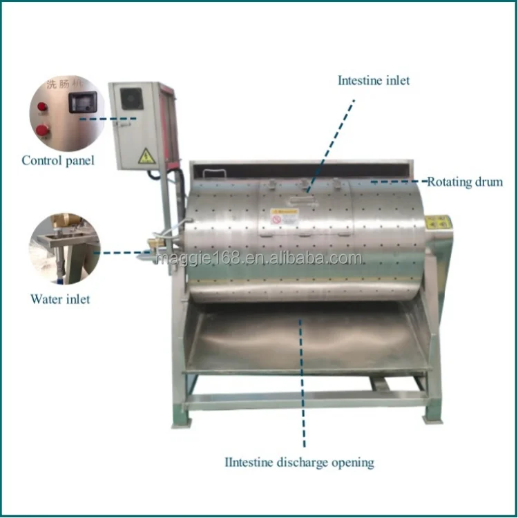 Intestine Cutting and Washing Machine Cassava Starch Zero Discharge of Wastewater Potato Juice Tapioca Scraper Drum Dryer