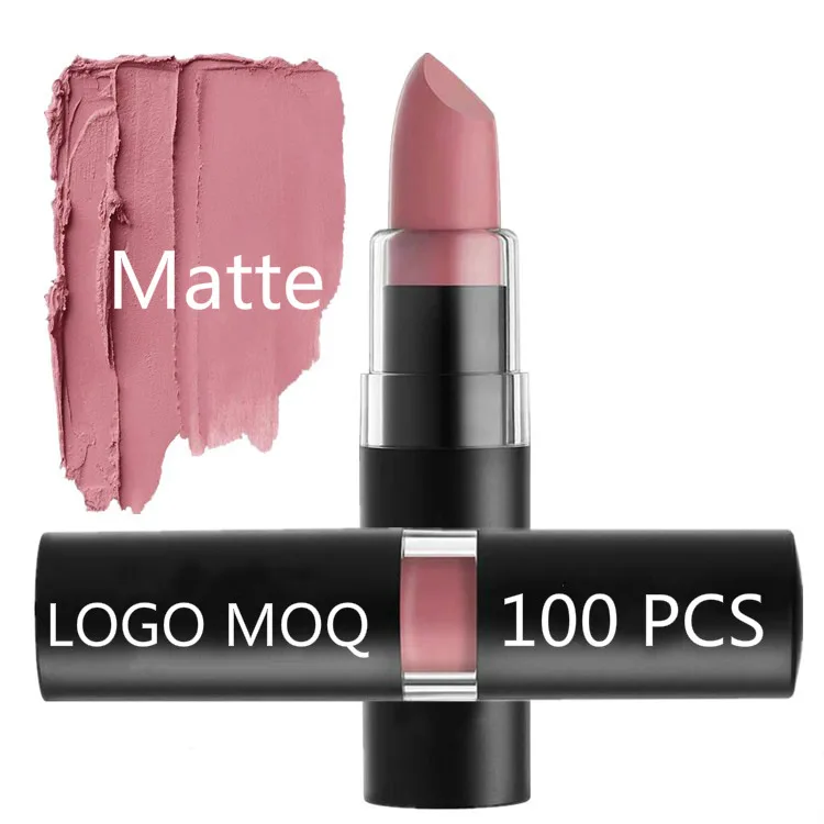 
MSLA Low Moq Oem Private Label Waterproof Long Lasting Organic Vegan Nyx Matte Nude Lipstick Cosmetics Makeup Own Brand Custom 