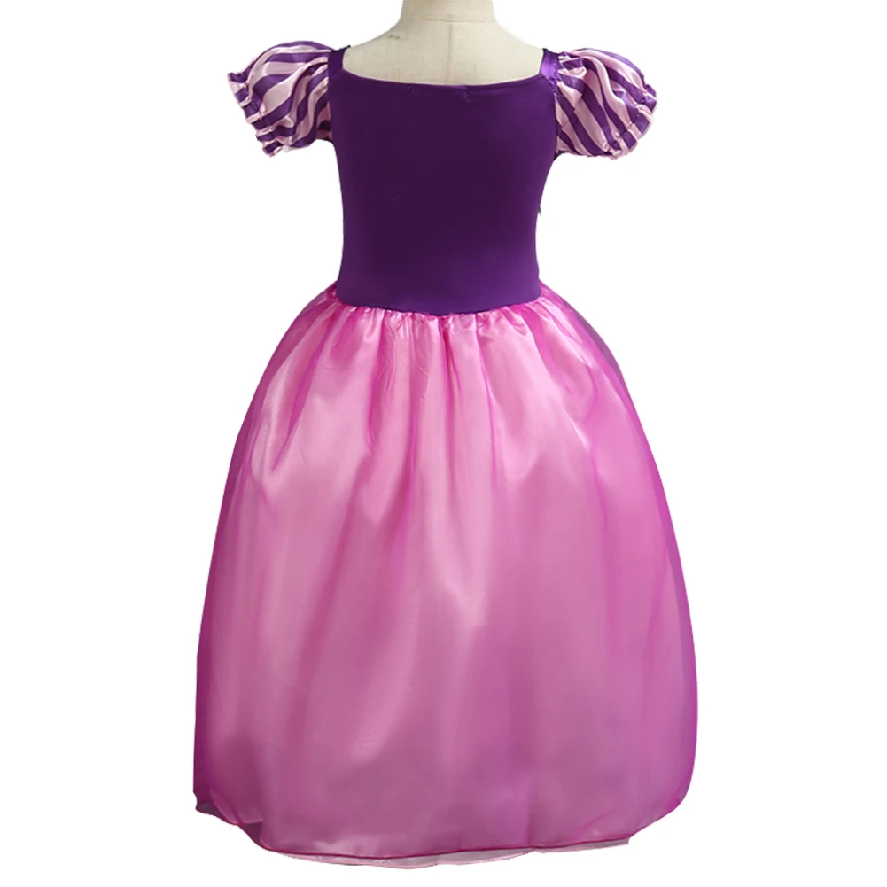 2022 New Princess Dress For Girls Party Costume Kids Cosplay Princess Dress Girls Queen Costume Spring Girls Short Sleeve Dress