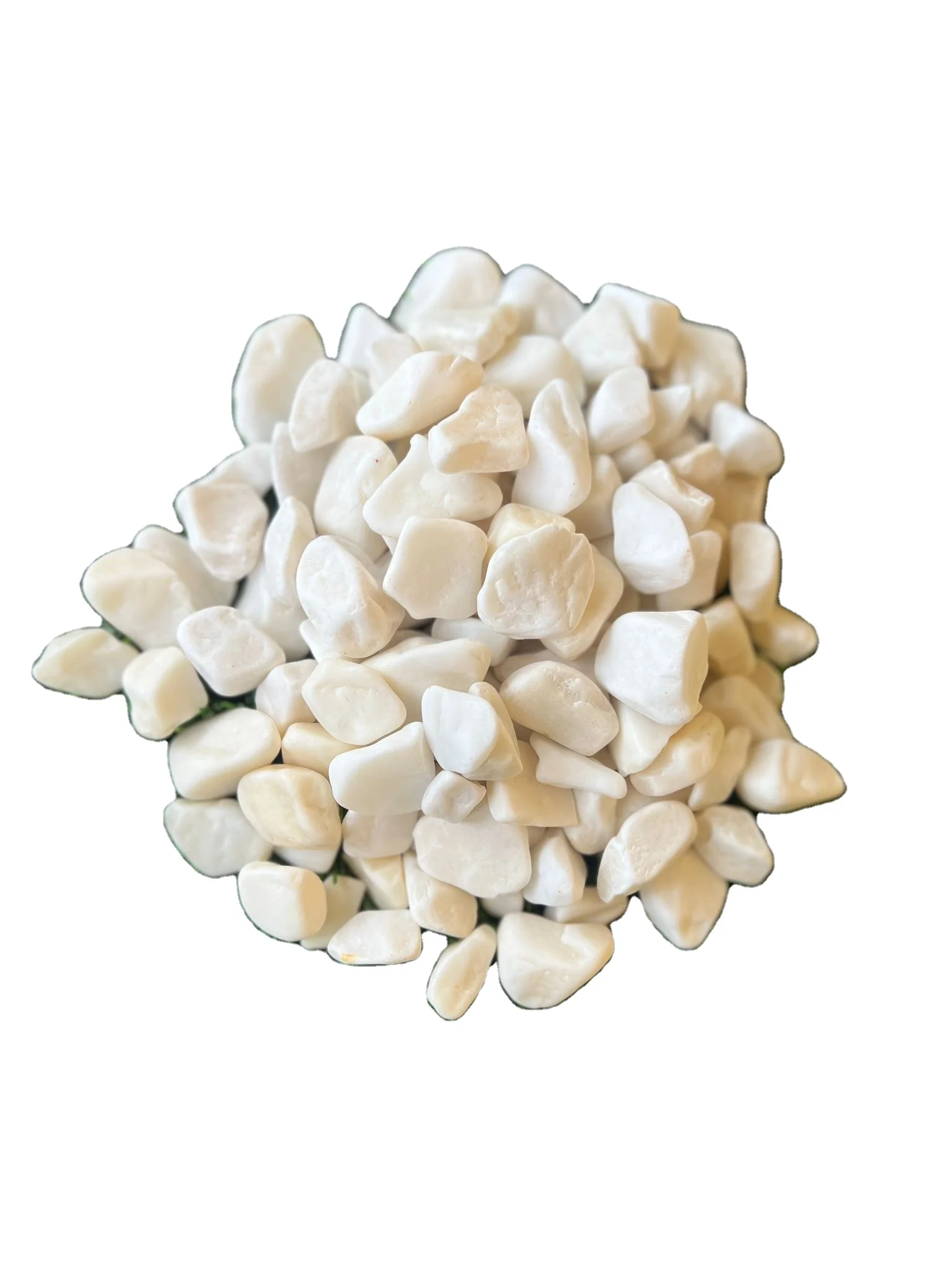Natural white pebble stones made in Turkiye  factory price white decorative stones dolomite chippings gravel stones exteriors