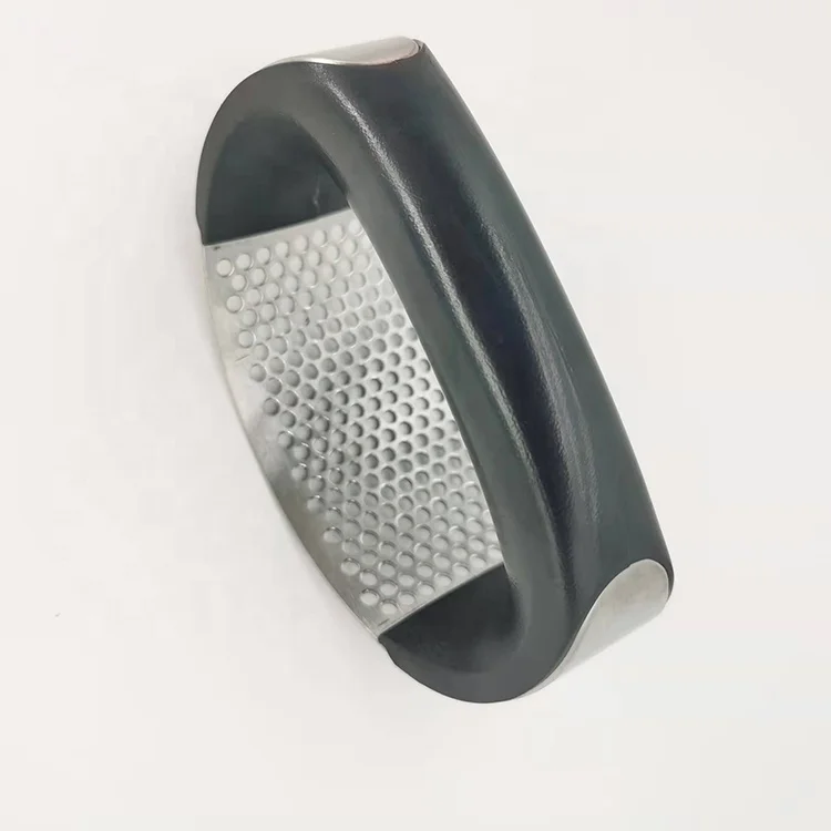 2023 нержавеющая сталь Ручная легкая очистка кольцевая чесночная дробилка 304 пресс для чеснока из нержавеющей стали