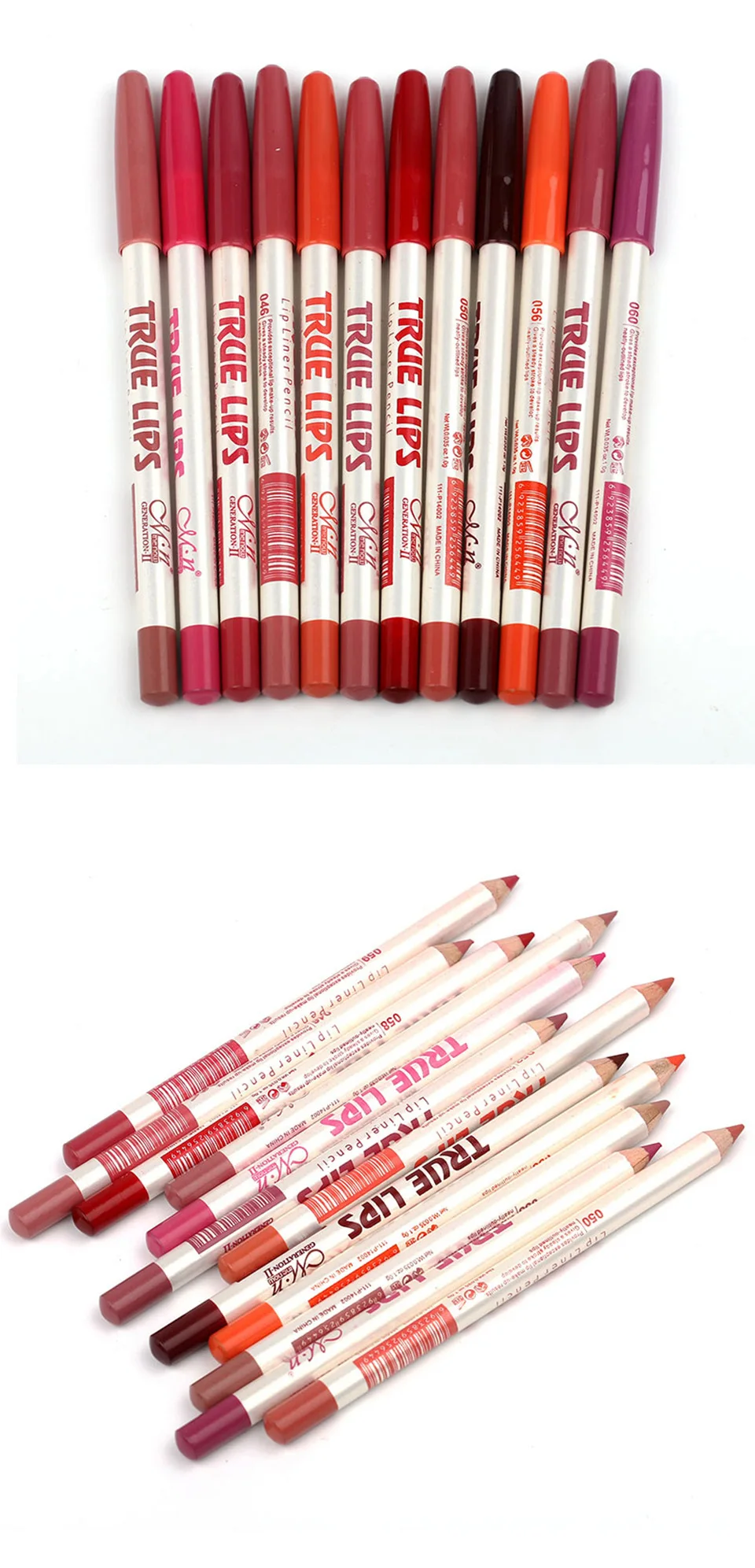 12 Colors  MENOW Eyeliner Lip Liner Pencil Make Up True Lip Pencil Lipiner Cosmetic  Makeup Tool  Dropshipping OEM