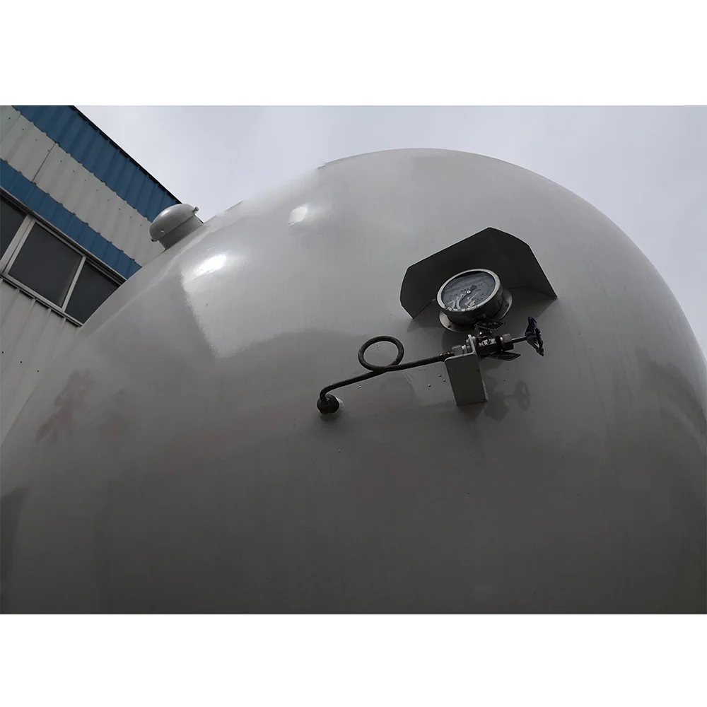 
Pure white 3-axle 40 ton cryogenic tank semi trailer (LAR/LIN/LOX/LCO2) 
