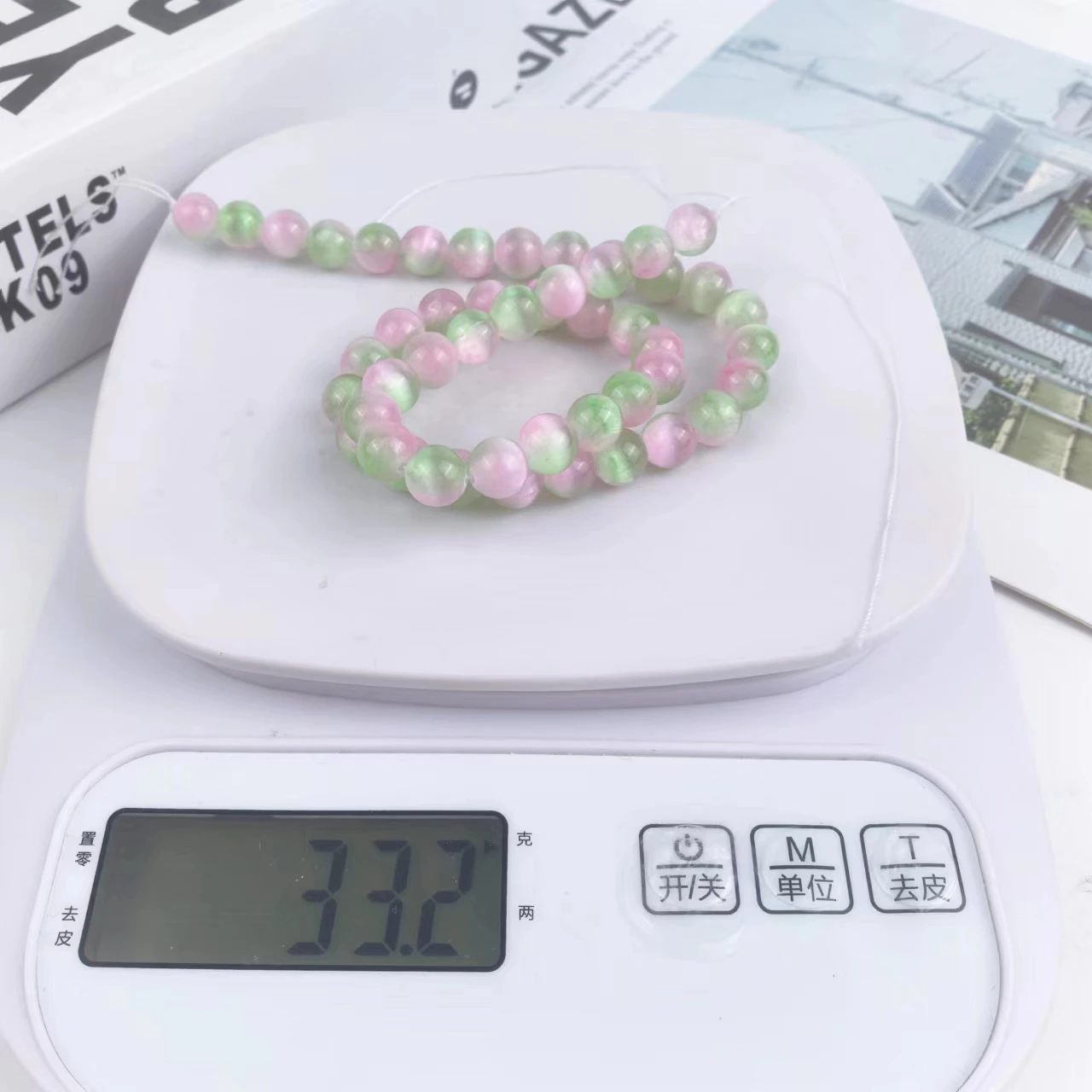 Hoe Sale Crystal Loose Stones Hand Make Rainbow Selenite Beads For Jewelry Decoration