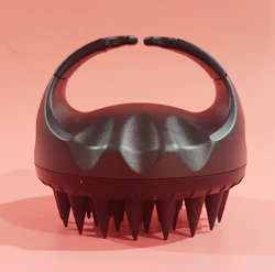 Handheld Shampoo Brush Dandruff Removal Exfoliator Wet Dry Hair Growth Silicone Head Scrubber for Washing Hair Scalp Massager