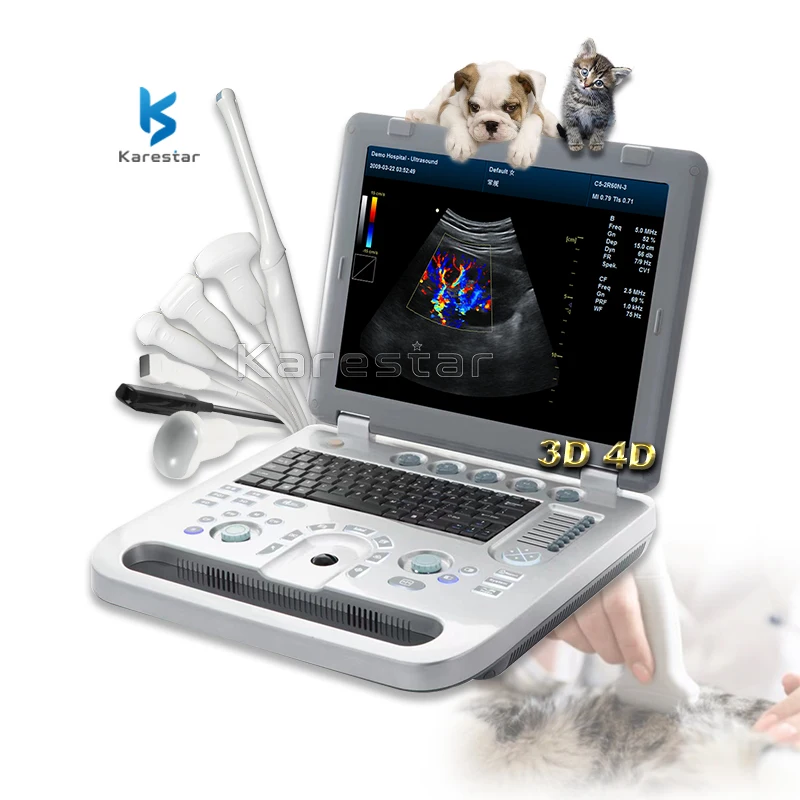 K-C501 vet Clinic Animal Cattle Horse Bovine Portable veterinary ultrasound
