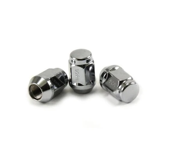Wheel Nut Chrome Plated Tire Accessories Nuts Hot Sell Type 12m*1.5 M12*1.25 Hub Auto Parts