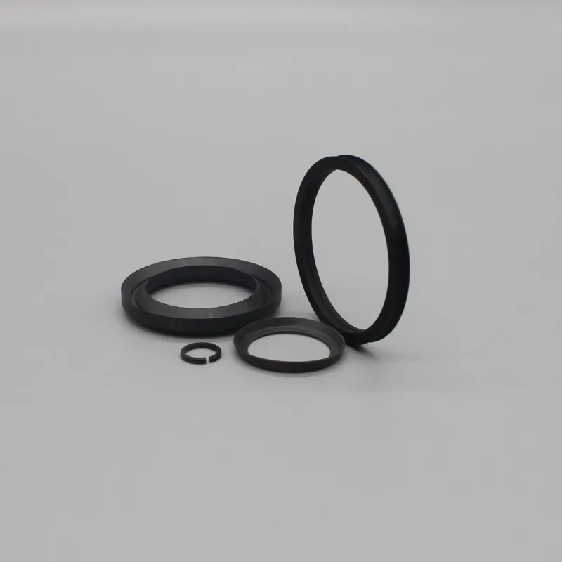 DCW customize PTFE compoundings PTFE filled material ptfe spiral ring