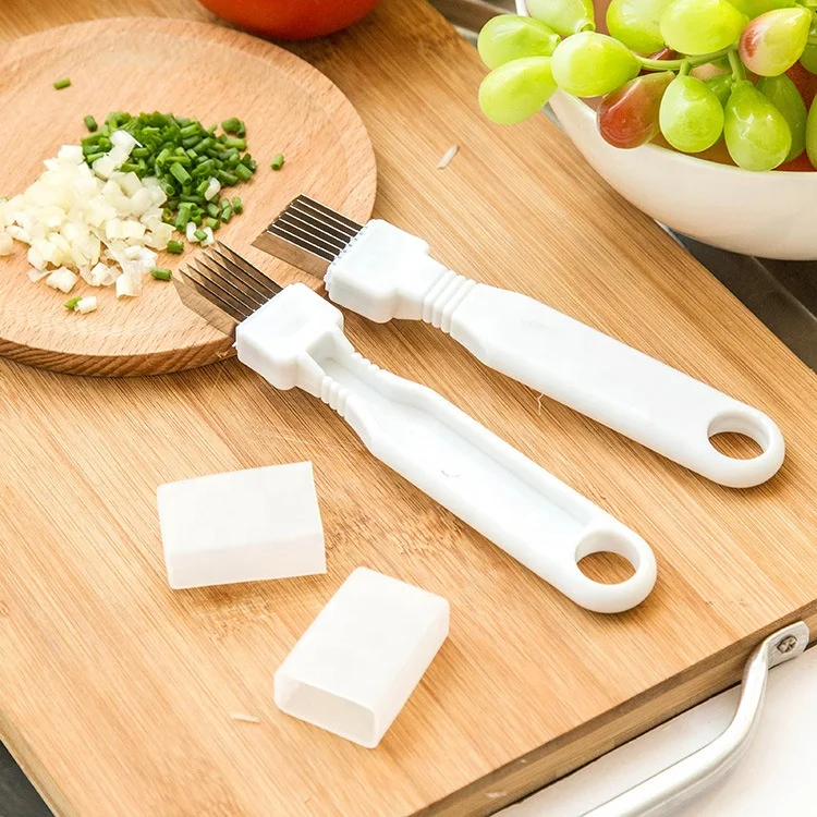 Hot Sell Scallion Knife Onion Slicer Cutter Kitchen Sustainable Vegetable Cutter Slicer