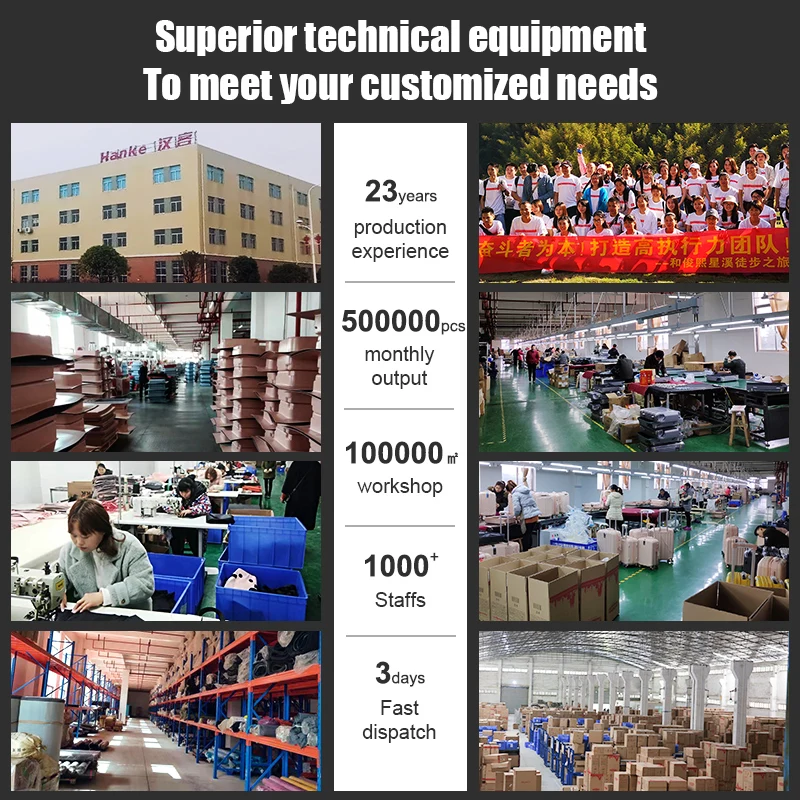 Hanke Luggage Travel Bags OEM ODM Maletas De Viaje Trolley Hard Case Hand Trolley Aluminum Business Luggage