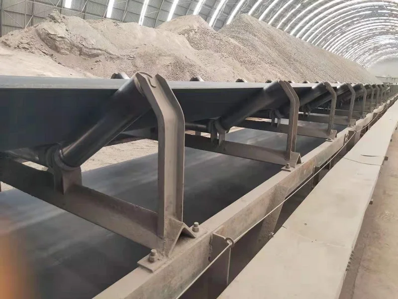 
high quality clay dirt heavy duty long distance portable belt conveyor machine 