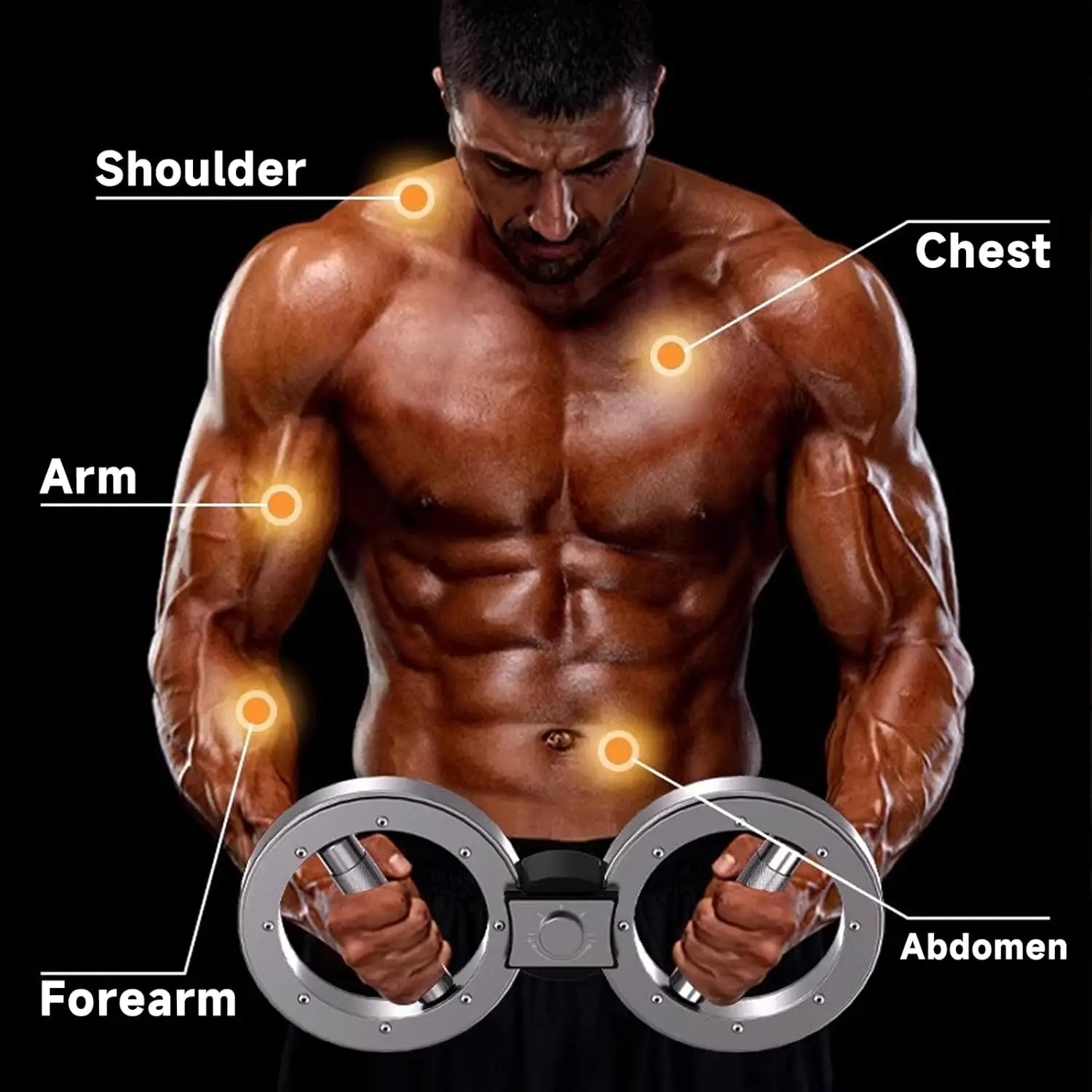 Multifunctional Spinning Burn Rotator Machine 360 Degree Rot for Forearm Trainer