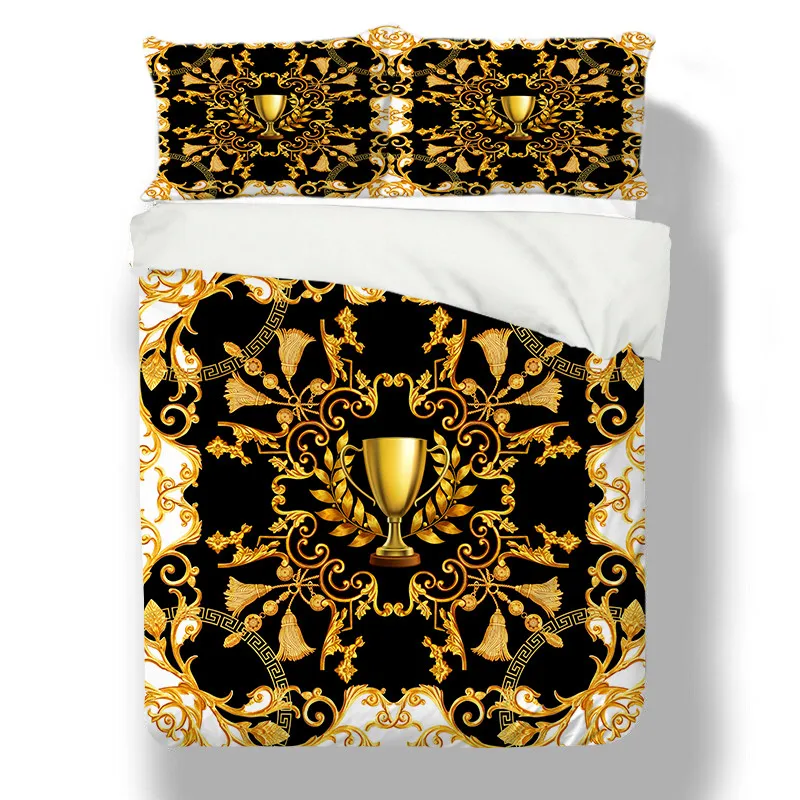 Bedding Set Luxury Duvet Cover King Size Microfiber Comforter Covers Queen Full Double Bed Sets Boys Girls Home Decor