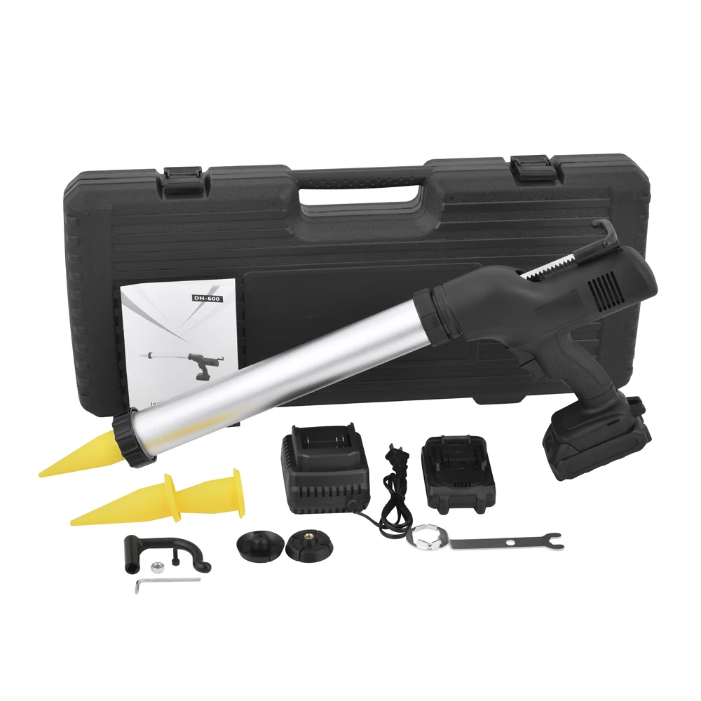 Беспроводной Электрический силиконовый герметик 2 в 1 18 пистолет для герметизации с быстрым зарядным устройством и литий-ионной батареей