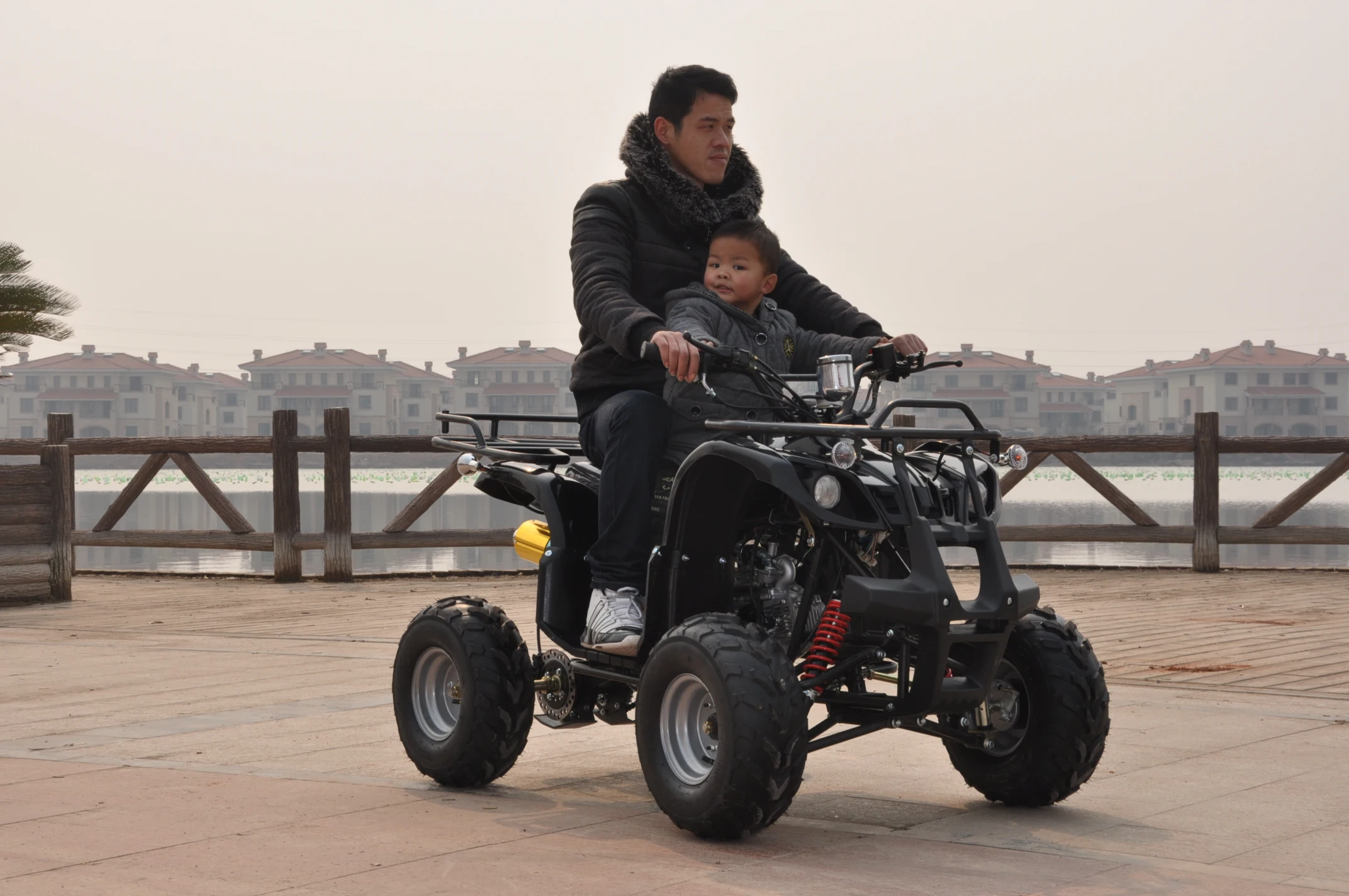 High quality 110CC/125cc, 4 stroke, single cylinder, air cooled , 3+1 engine quad bikes atv for sale