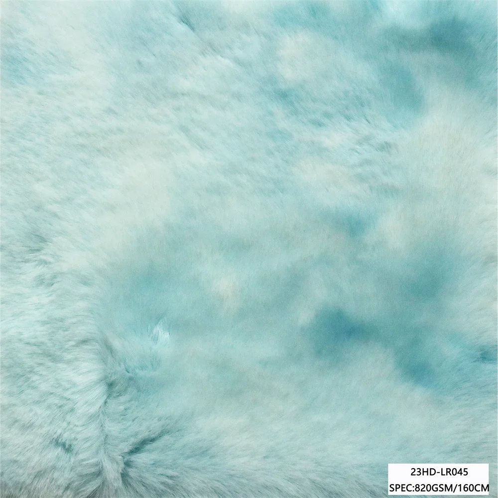 Cheap faux fur fabric oeko-tex certification wholesale faux fur fabric free sample faux rabbit fur fabric