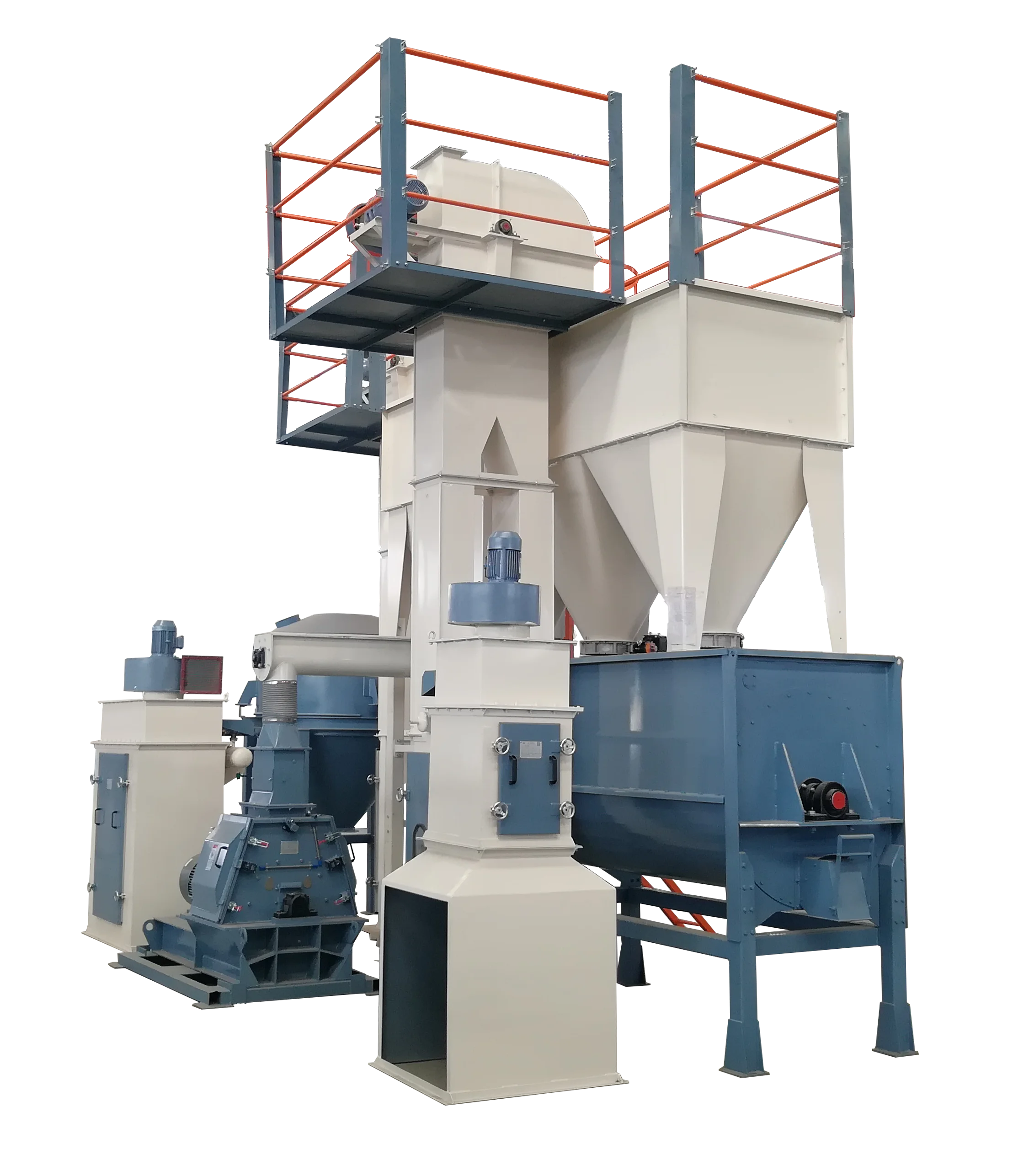 Молотковая дробилка для пеллет