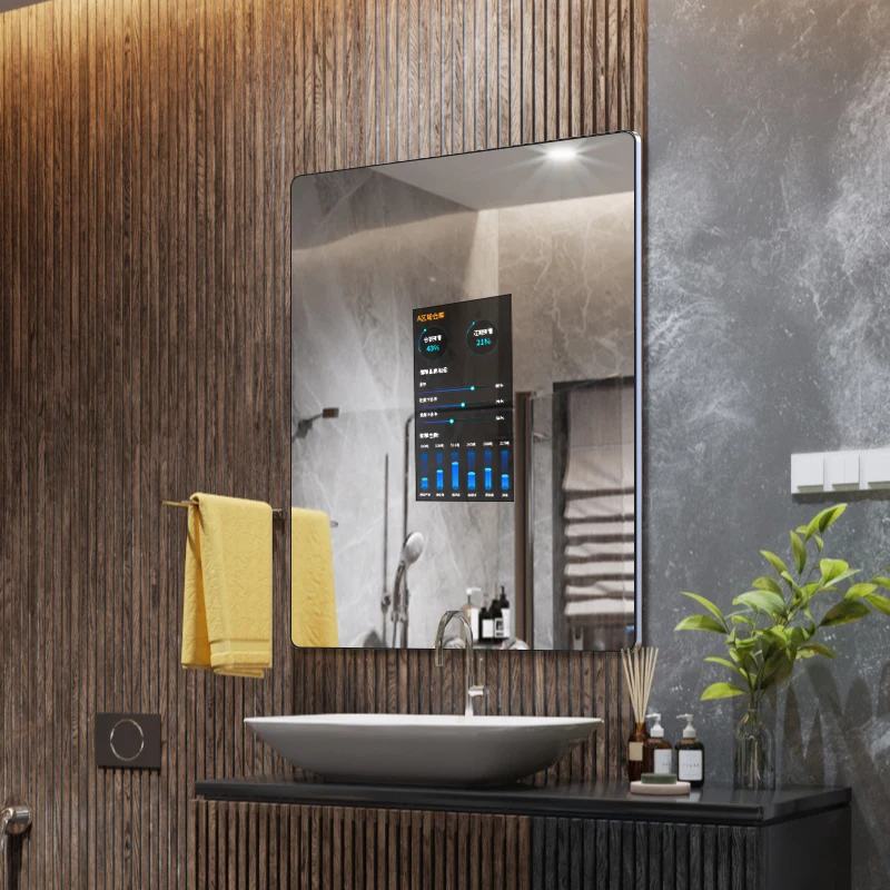 Smart Magic mirror Wall Mounted All In One PC Wifi Digital HD LCD Touch Display Magic Mirror Photo Booth