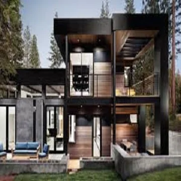 low price  luxury wooden prefab house/prefab home in China