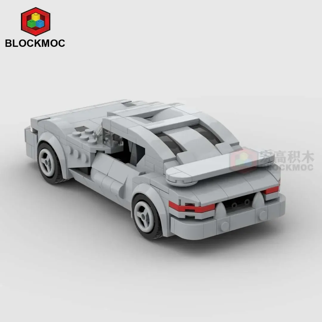 MOC Bricks Viper RT10 Roadster 1994 Racing Sports Car Vehicle Speed Champion Racer Building Blocks Garage Toy For Boys