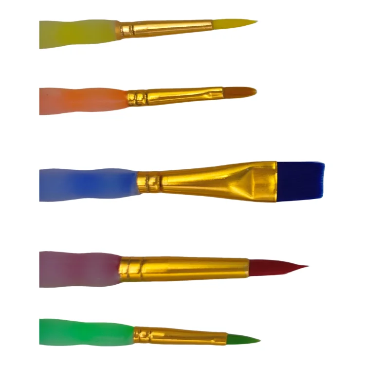 Best Quality Round Synthetic Hair Watercolor Brush Art Brush Detail Paint Brush