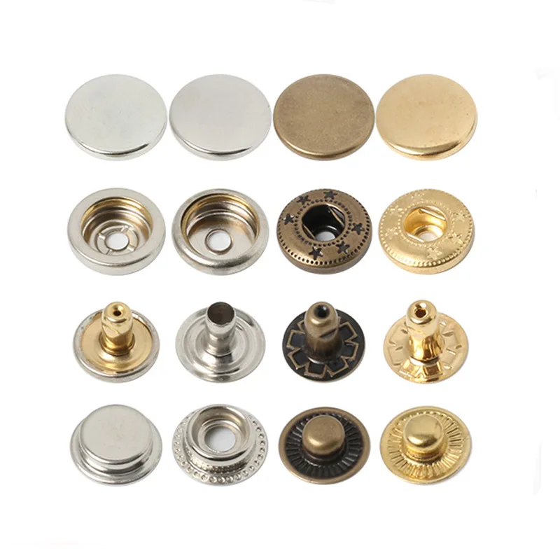 Wholesale custom embossed logo metal zinc alloy jeans button