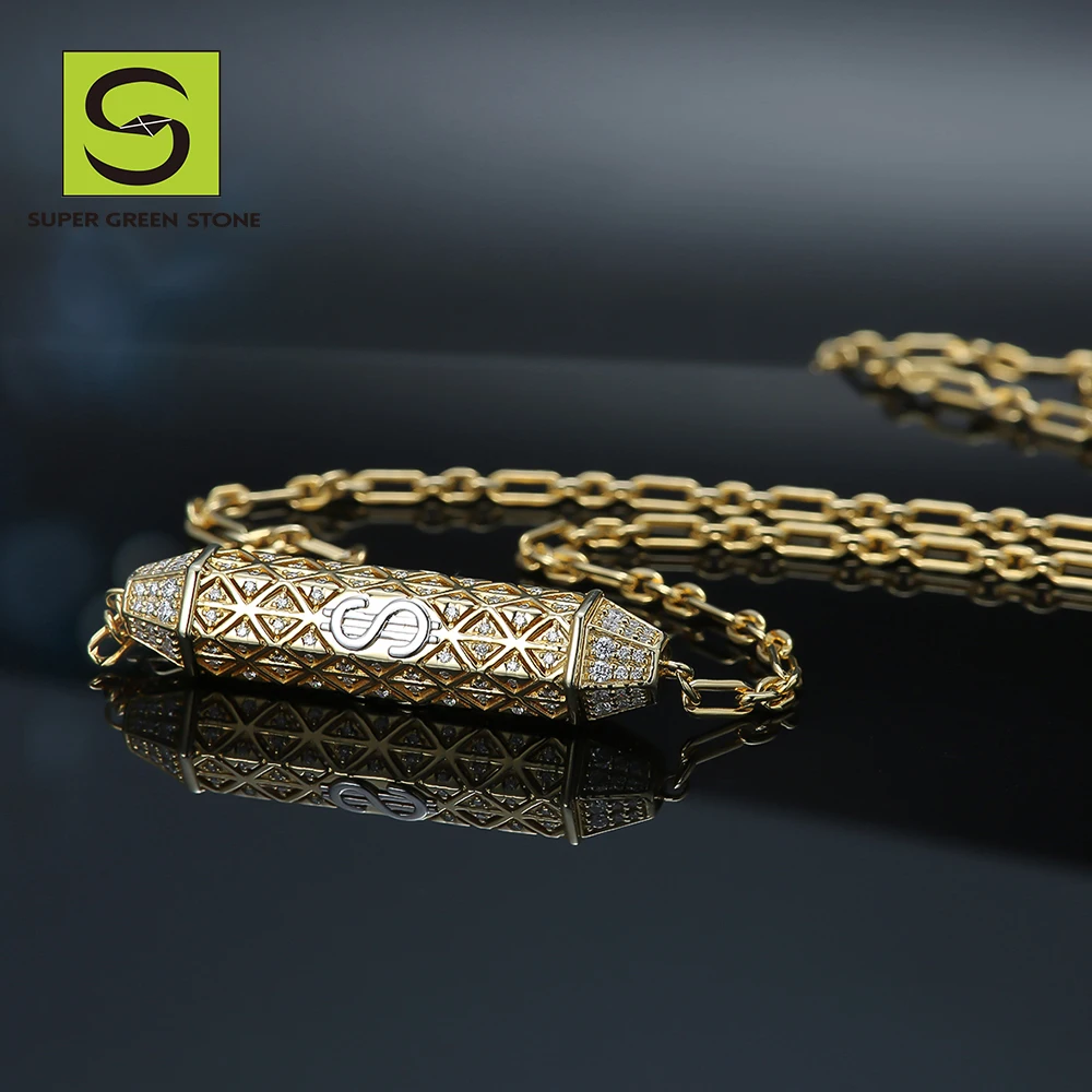 Fashion Jewelry Necklaces 9/14/18K Gold Necklace Custom Jewelry Set DIY Lab Grown Diamond Necklace For Women