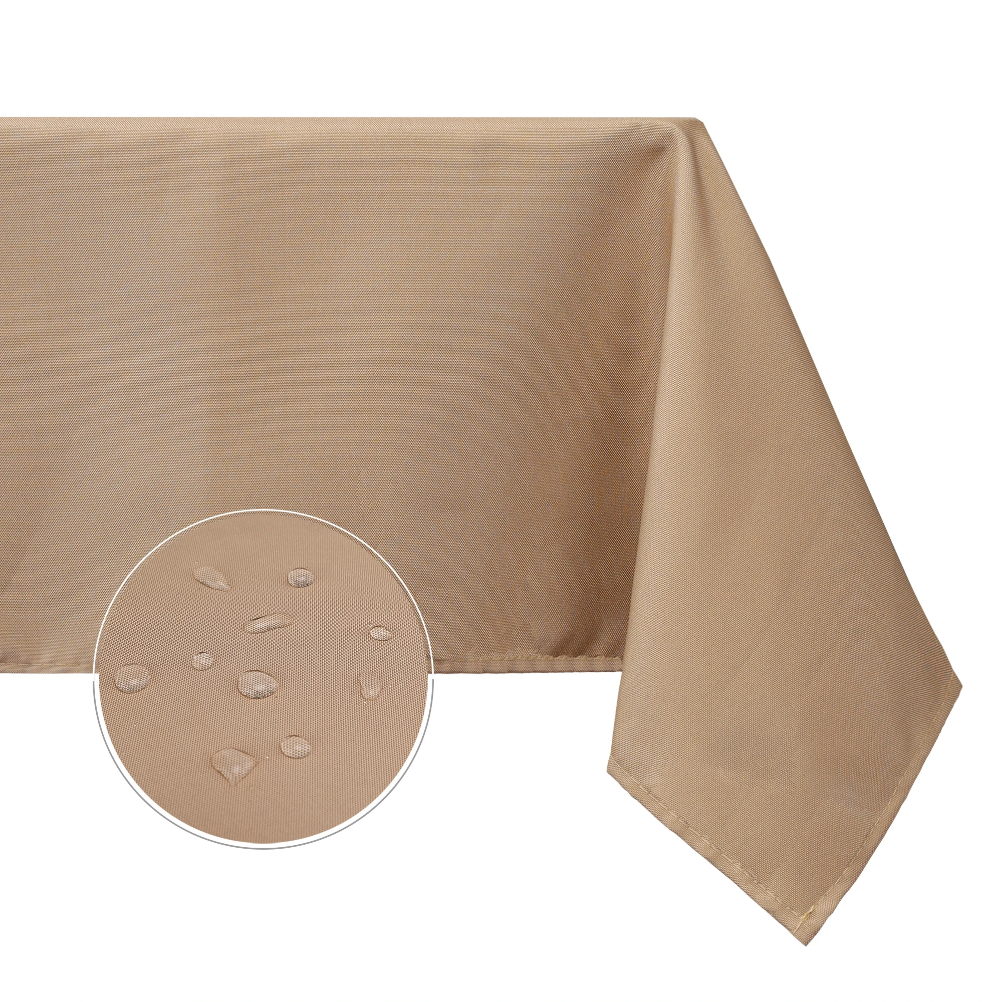 Прямоугольная скатерть, устойчивая к пятнам и морщинам моющаяся скатерть из полиэстера, декоративная тканевая скатерть