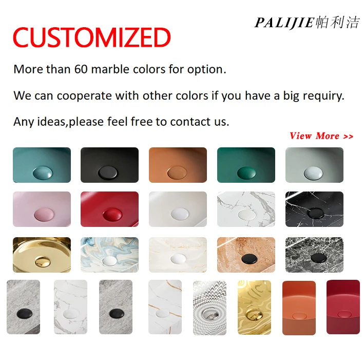 decoration style art wash basin table top art basin luxury oval shape ceramic bathroom sink