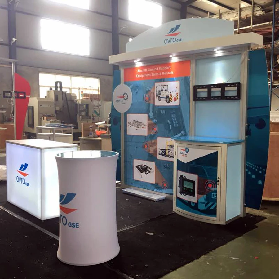 Предложение 3D дизайн индивидуальные дисплей trade show booth используется для всех видов выставочного стенда