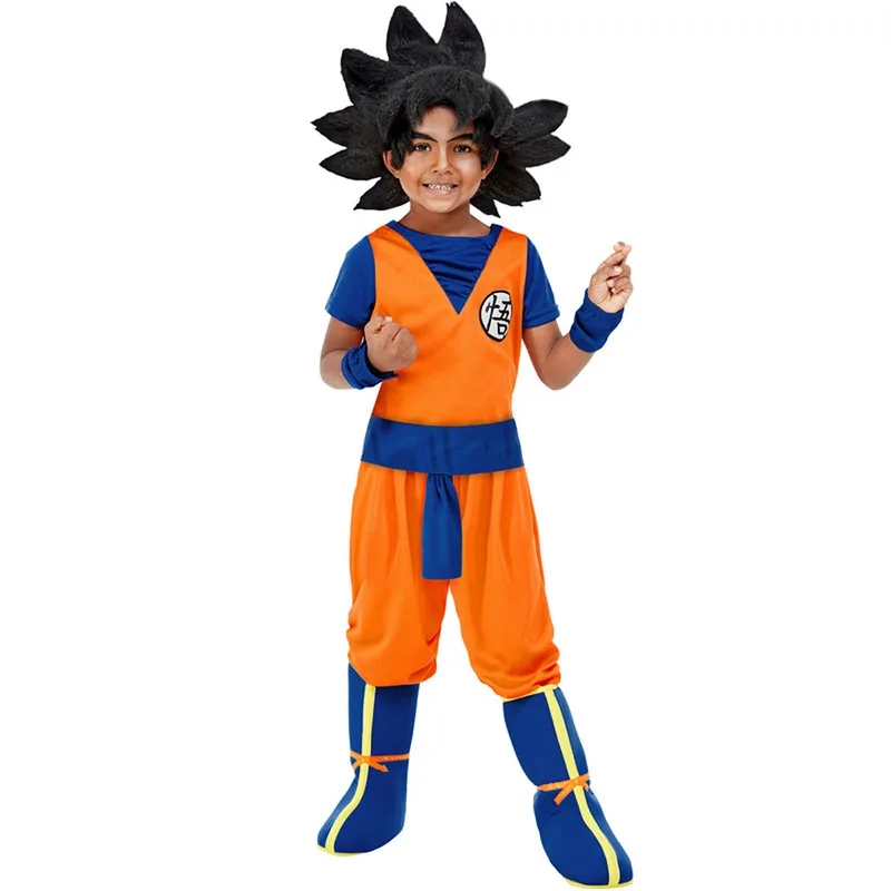 
 Новинка 2021, Детский Мужской и женский костюм Goku с драконическими шариками, полный комплект, костюм Лянь гун фу для косплея и Косплея  