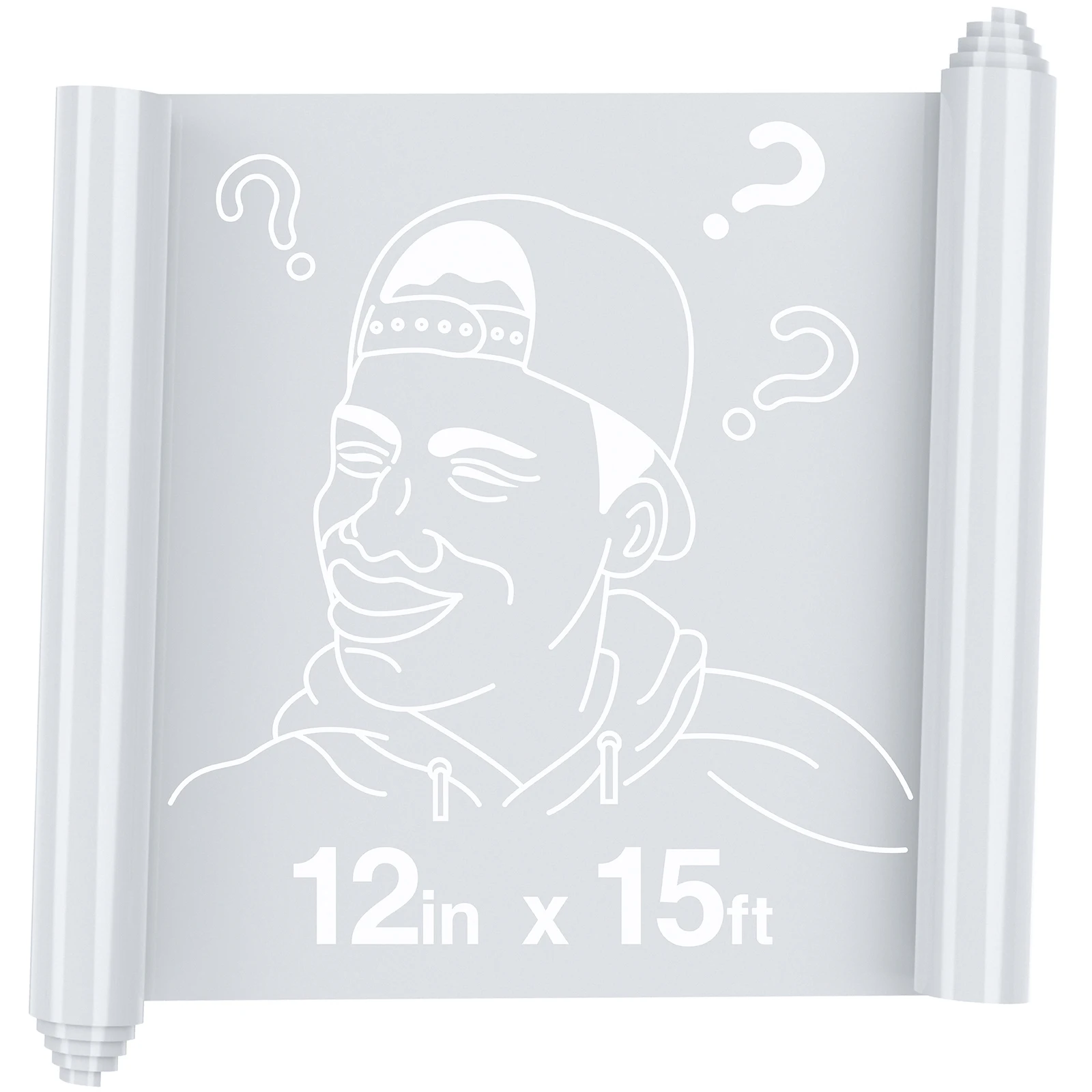 Nicapa Grey Printable Vinyl Heat Transfer Film HTV Sheets for t/shirt printing