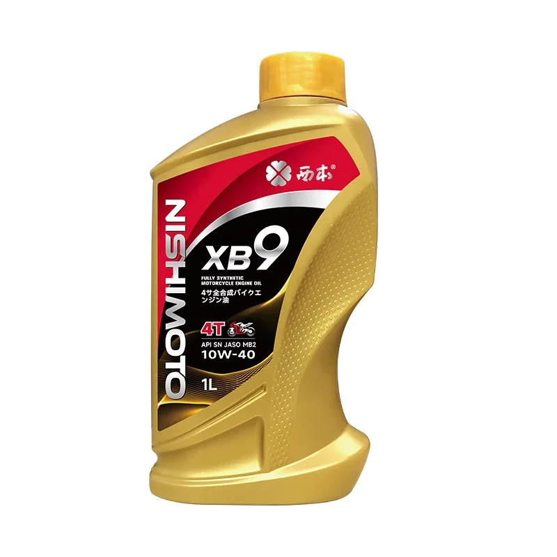 China Factory Direct Sale NISHIMOTO Lubricating Oil API SN JASO MB2 Synthetic Motorcycle Motor Oil 10W-40