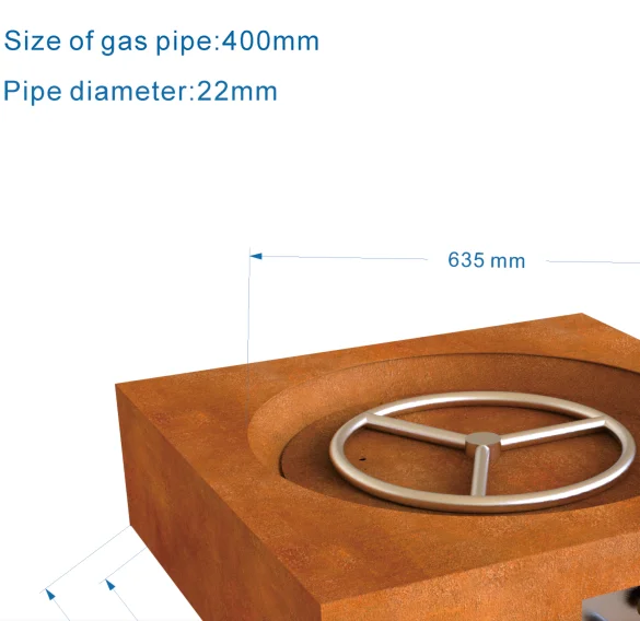 Stainless steel gas propane brazier system, outdoor stove table accessories system, heater fire pan