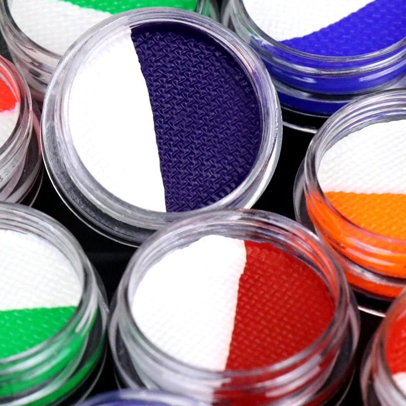 OEM 3g professional water based body painting supplies glow in the dark Fluorescent uv color face body paint