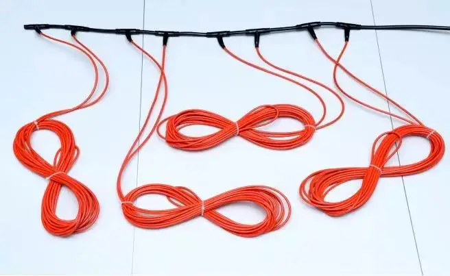 24K 48K 60K нагревательный кабель из углеродного волокна с сопротивлением PTFE/PVC для систем подогрева пола и деталей