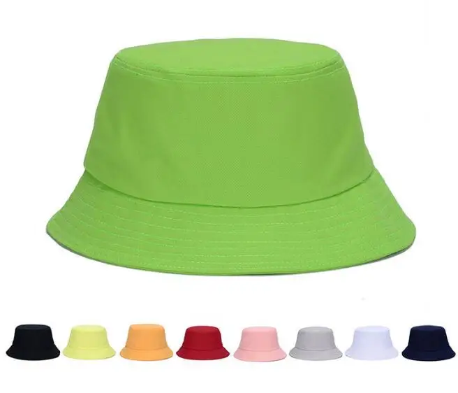 Blank Bucket Cap Women Travel Sun Hat