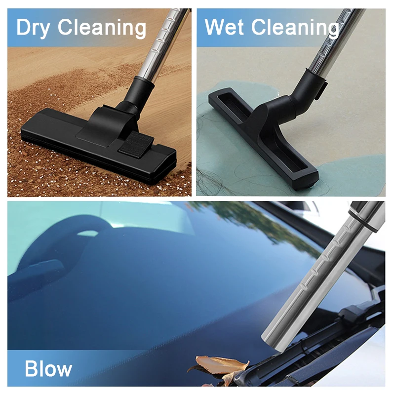 Metal Telescopic Tube Upholstery Fabric Washing Cleaning Machine Water Filter Wet Dry Blowing Dust Vacuum Cleaner