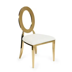 Дизайнерские стеклянные металлические ножки из нержавеющей стали Свадебный кофейный обеденный стол 6